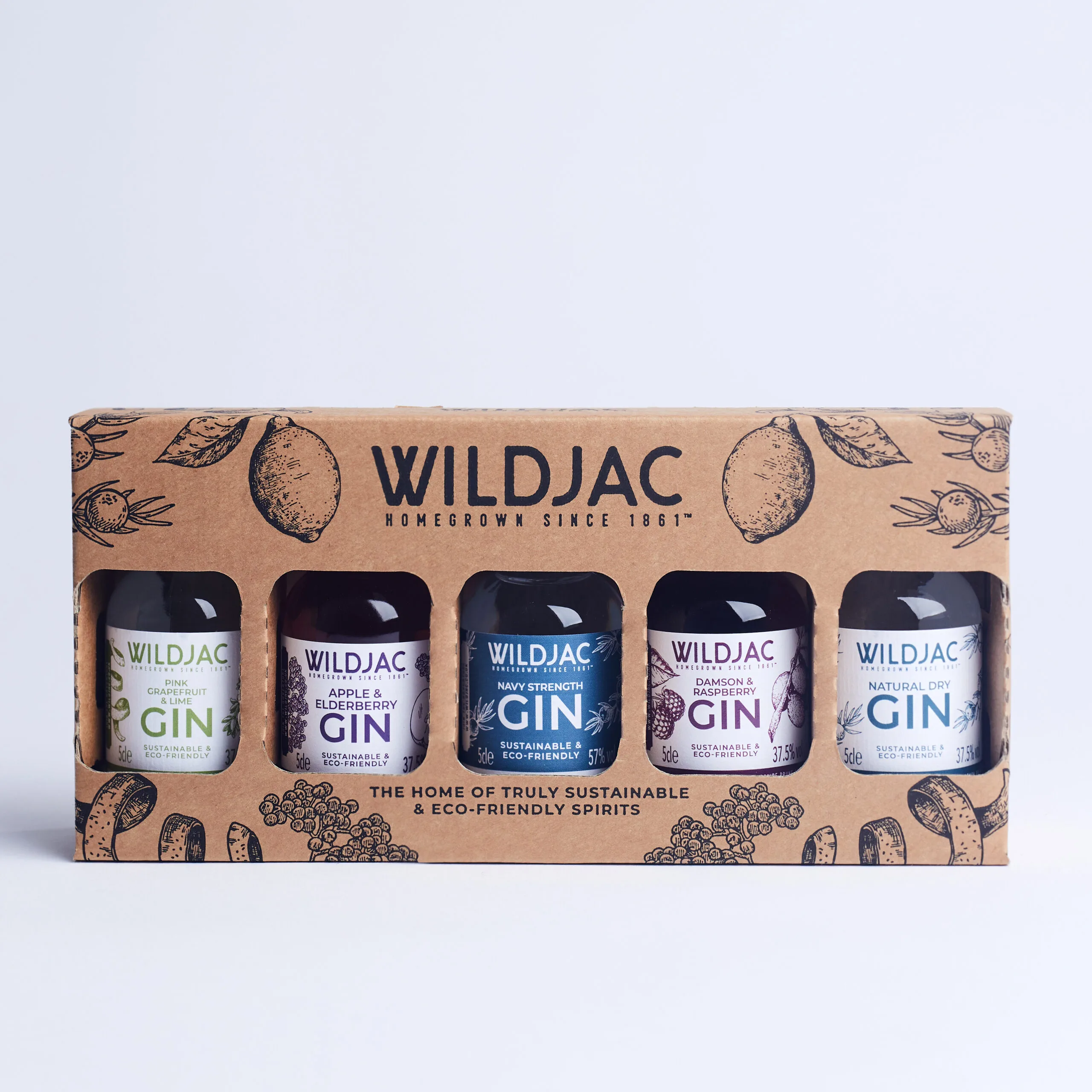 Gin Range Collection Gift Pack - 5x5cl